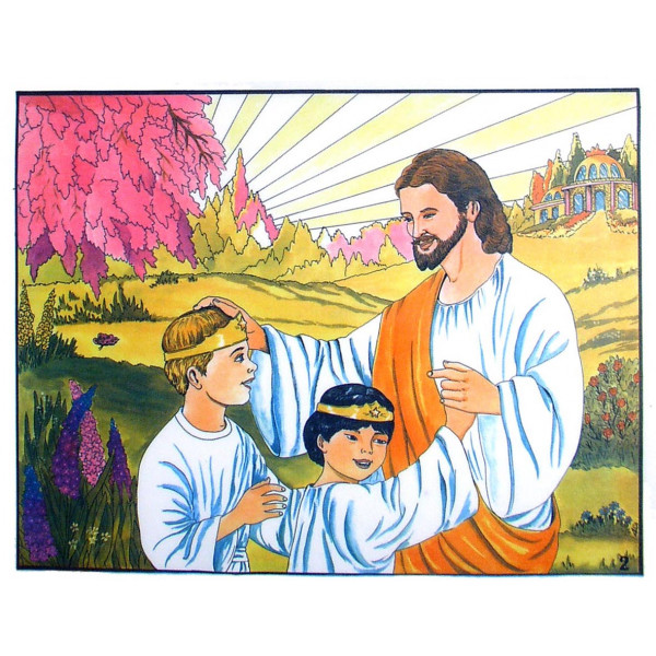 Cristo prepara casas bonitas - Cântico ilustrado