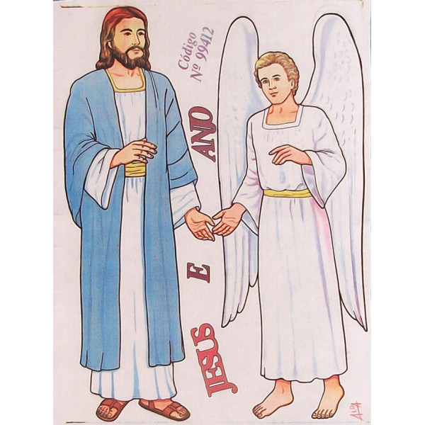 Jesus e Anjo Médios
